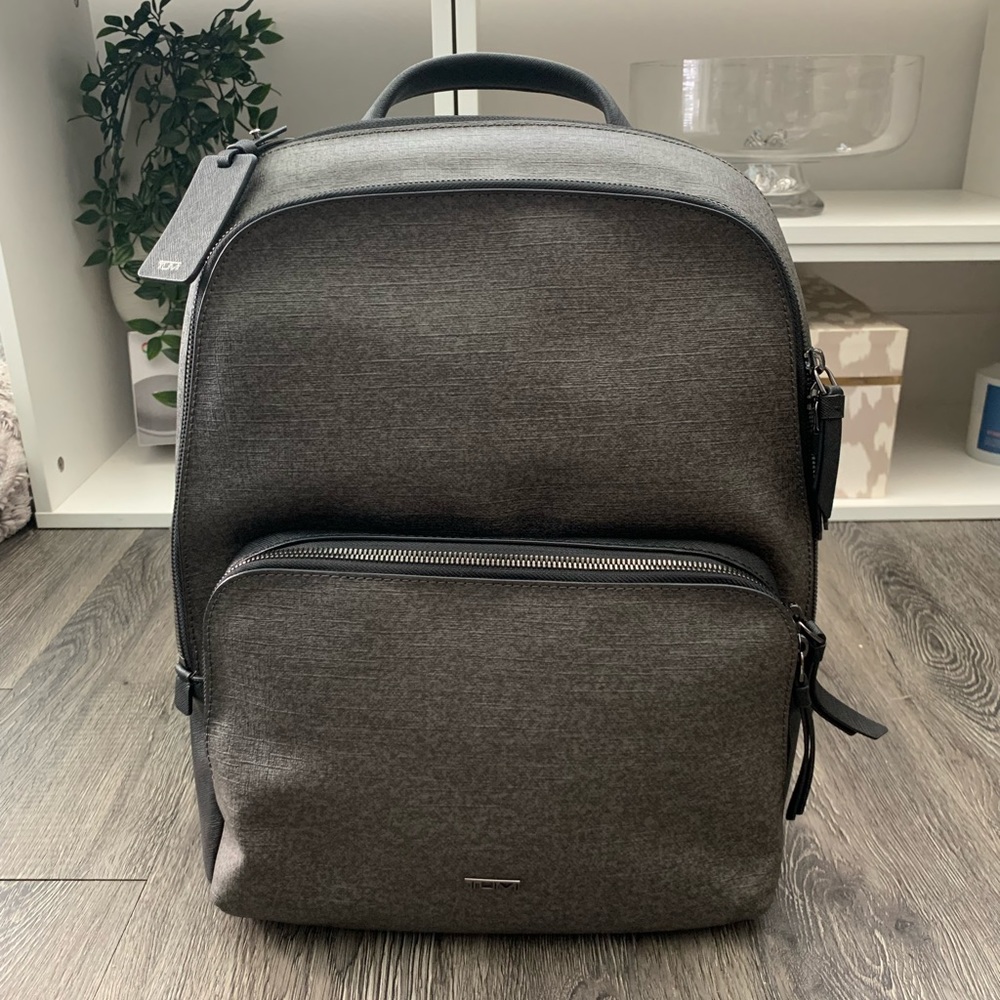 Tumi Leather Backpack